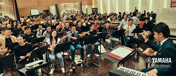 [写真] 吹奏楽指導者講習会（中国）