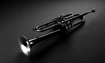 Black YAMAHA_trumpet (proto-type)