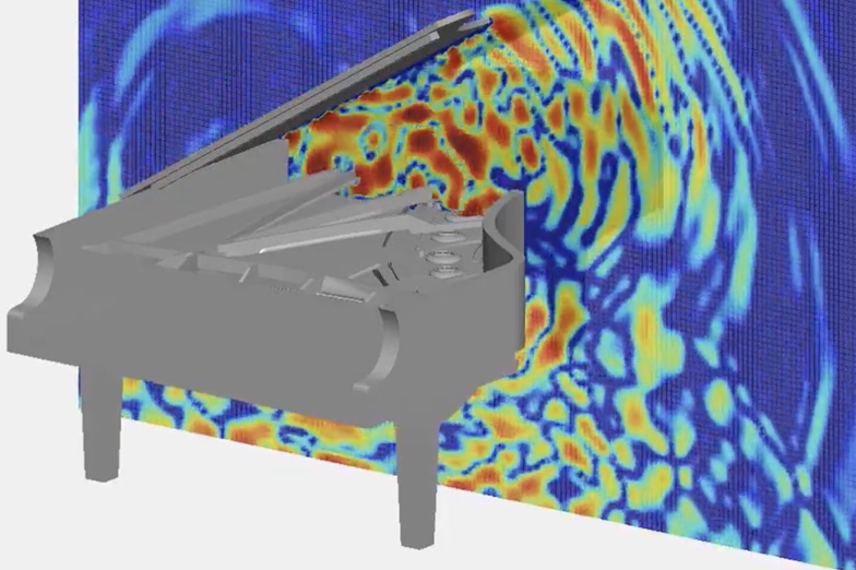 画像 ピアノ物理モデル・シミュレーション技術