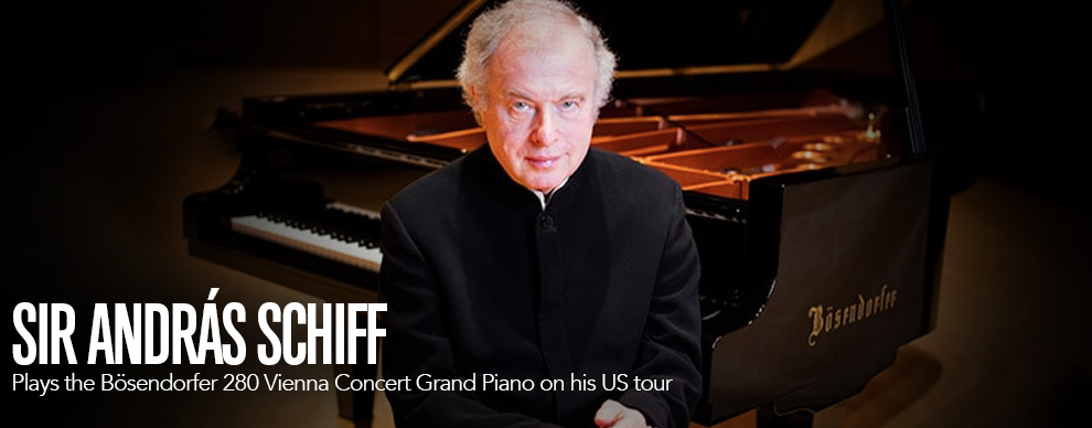 Sir András Schiff - Plays the Bösendorfer 280 Vienna Concert Grand Piano on his US tour