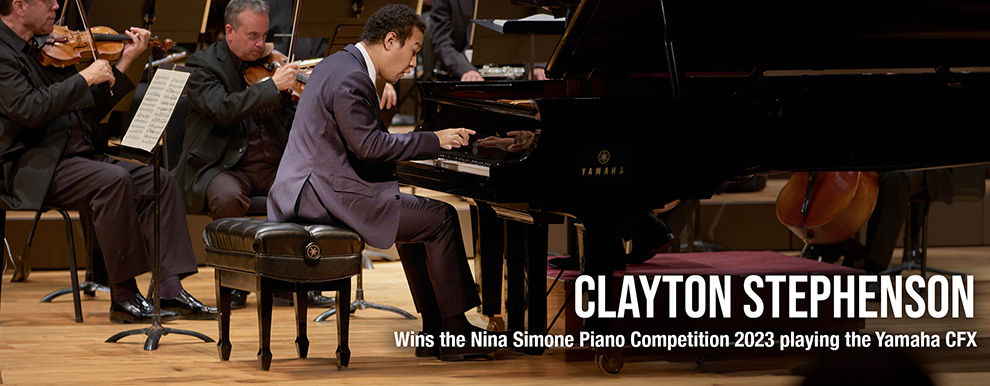 Clayton Stephenson playing the Yamaha CFX - Wins the Nina Simone Piano Competition 2023 