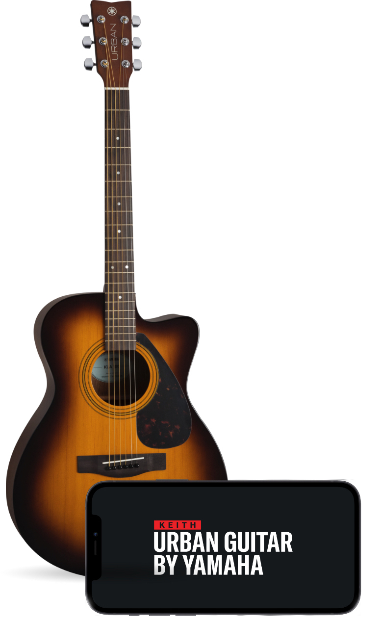 Urban Guitar comes with a Lesson App on your phone