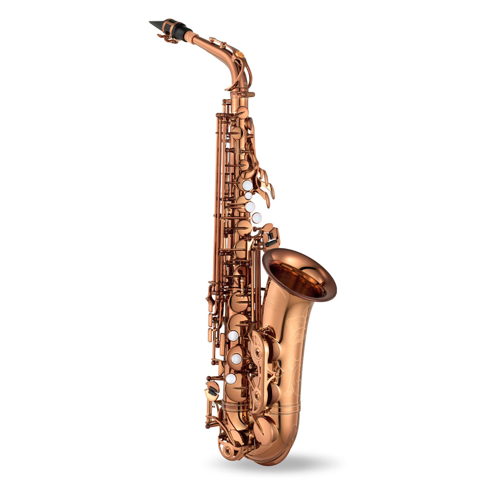 tilted right view of Professional Alto Saxophone