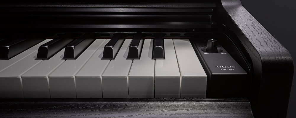 closeup view of arius keys in a dark ambient lighting setting