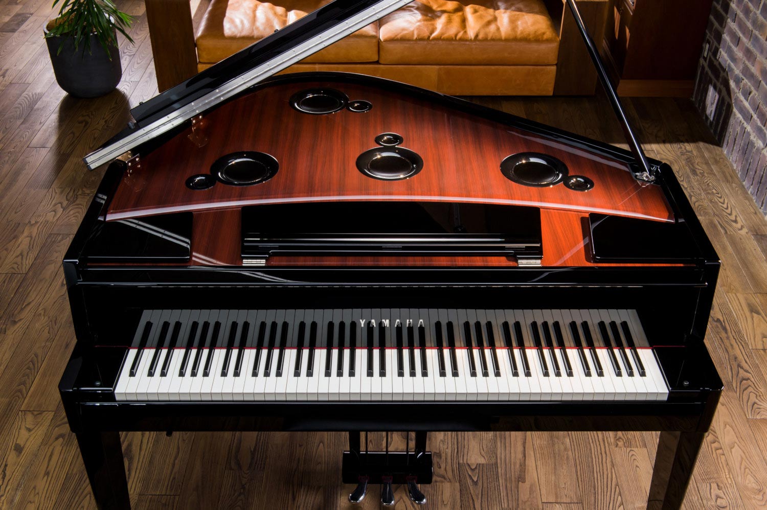 top shot photo of AvantGrand piano 