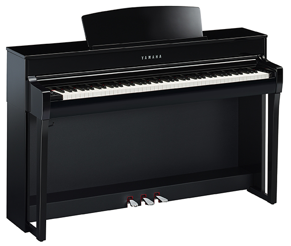 CLP-745 piano in Polished Ebony color