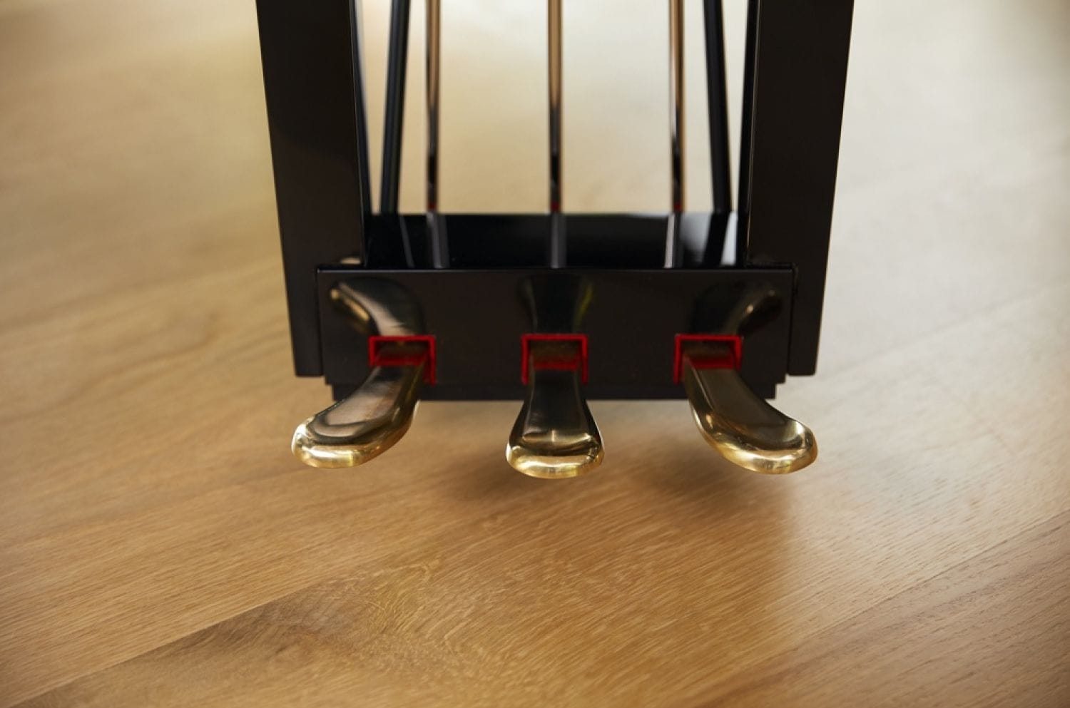 close-up photo of CX-Series piano pedals