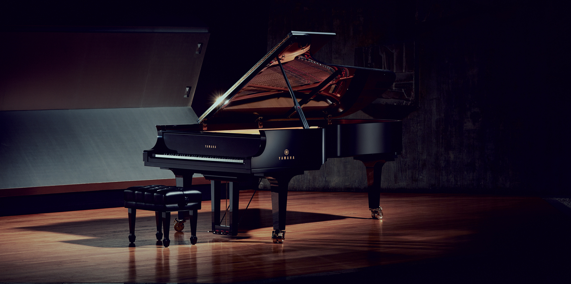 image of cf series piano in an elegant setting background