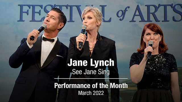 POM: Jane Lynch See Jane Sing : March, 2022