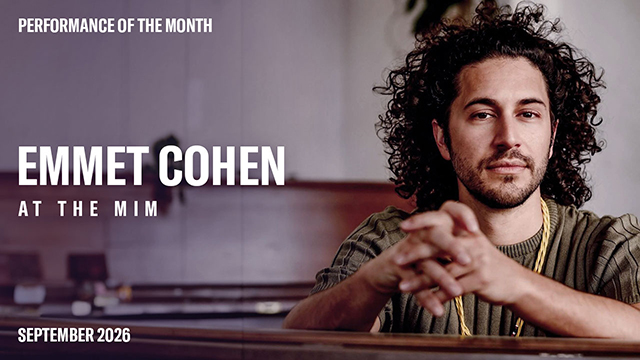 POM: Emmet Cohen: September, 2026