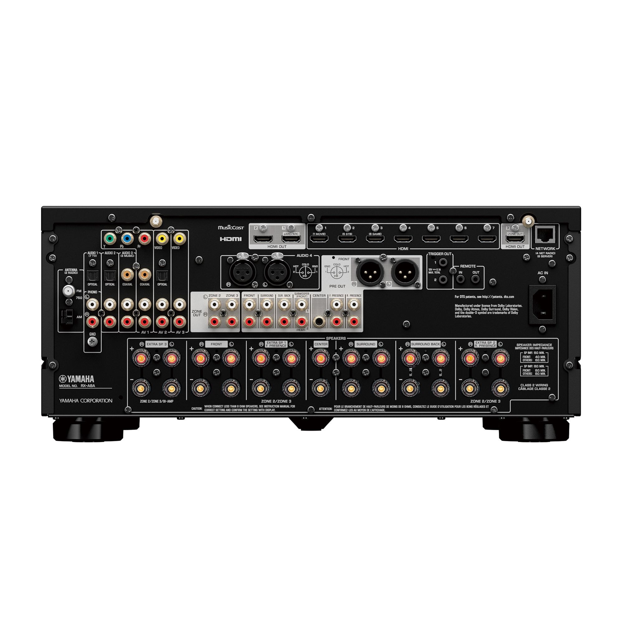 RX-A8A AV Receiver, 11.2 Channel & 8K HDMI - Yamaha USA