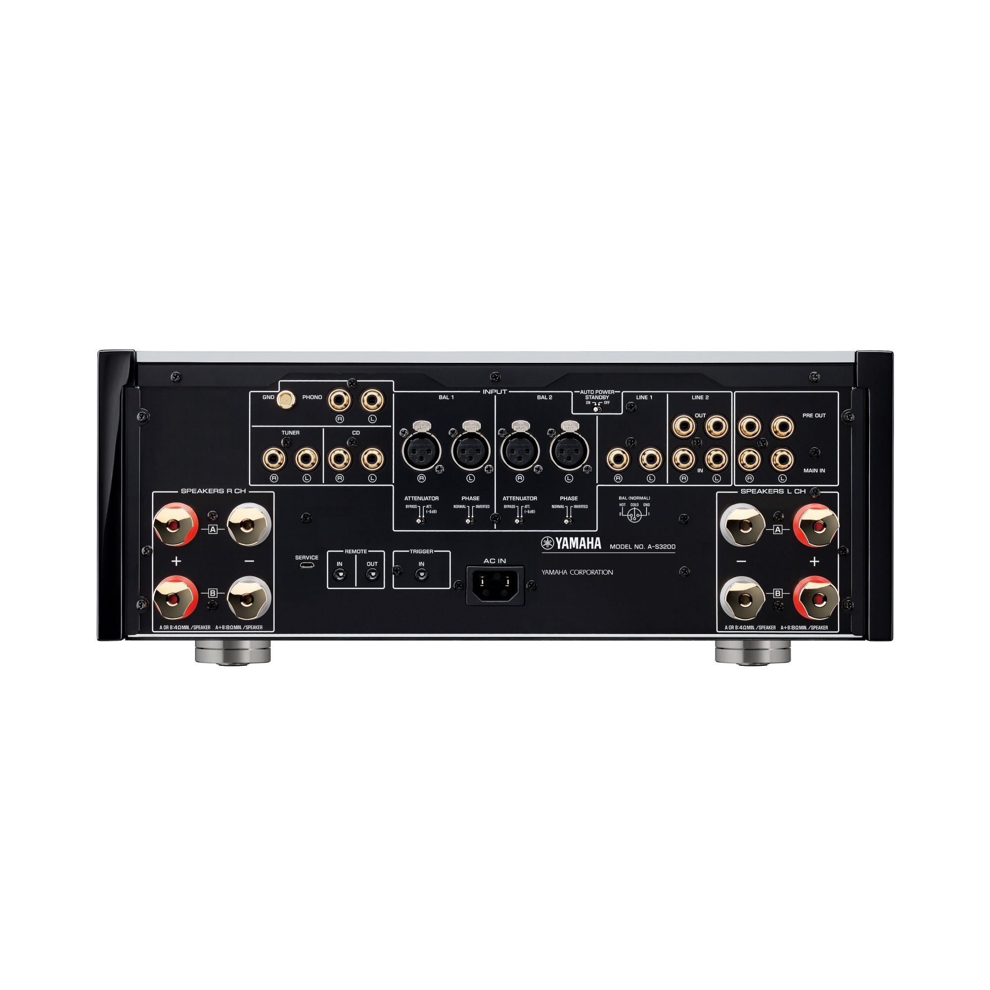 Yamaha Audio A-S3200BL Integrated Amplifier (Black)