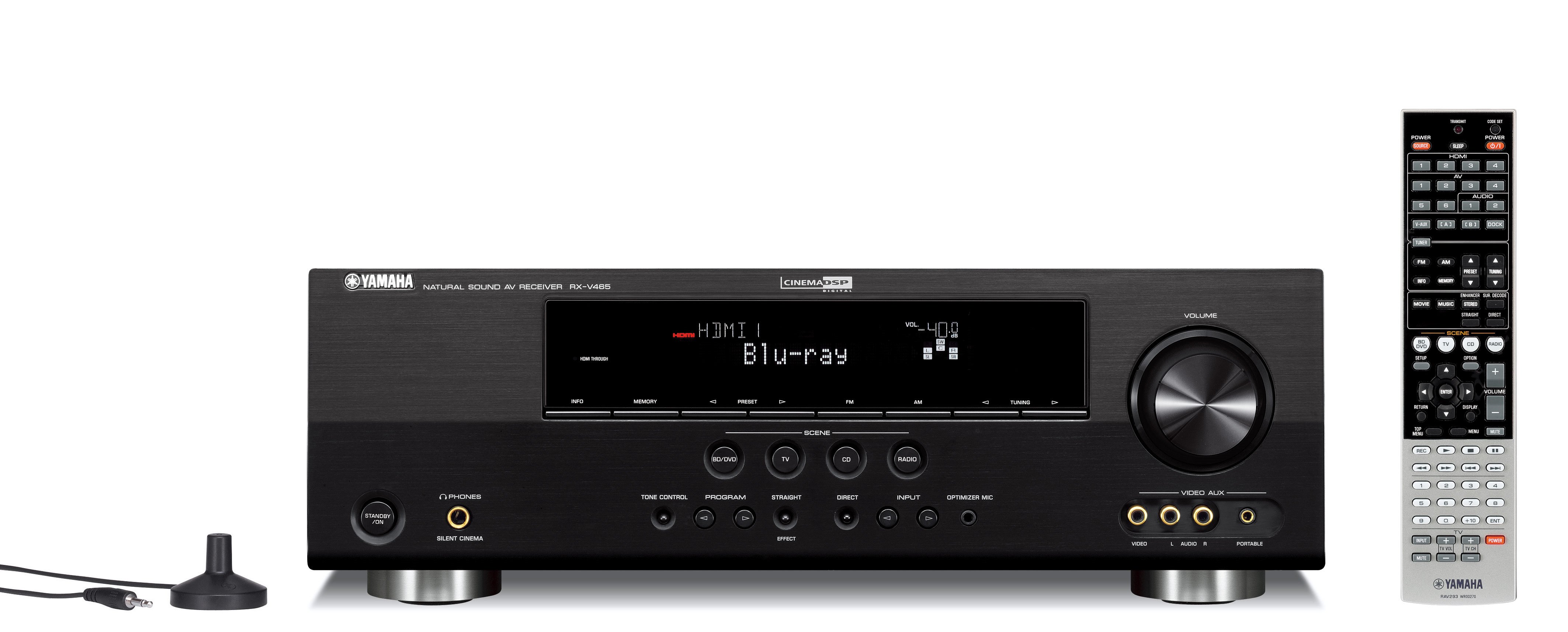 RX-V465 - Overview - AV Receivers - Home Audio - Products - Yamaha