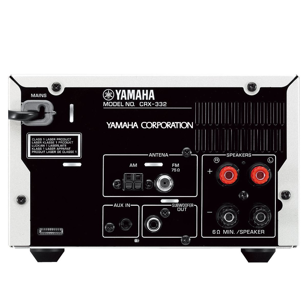 MCR-332 - Specs - Mini-Systems - Home Audio - Products - Yamaha