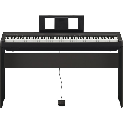 Yamaha P45 B Digital E-Piano SET mit Stativ/Tisch Sustain Halte Pedal Netzteil 