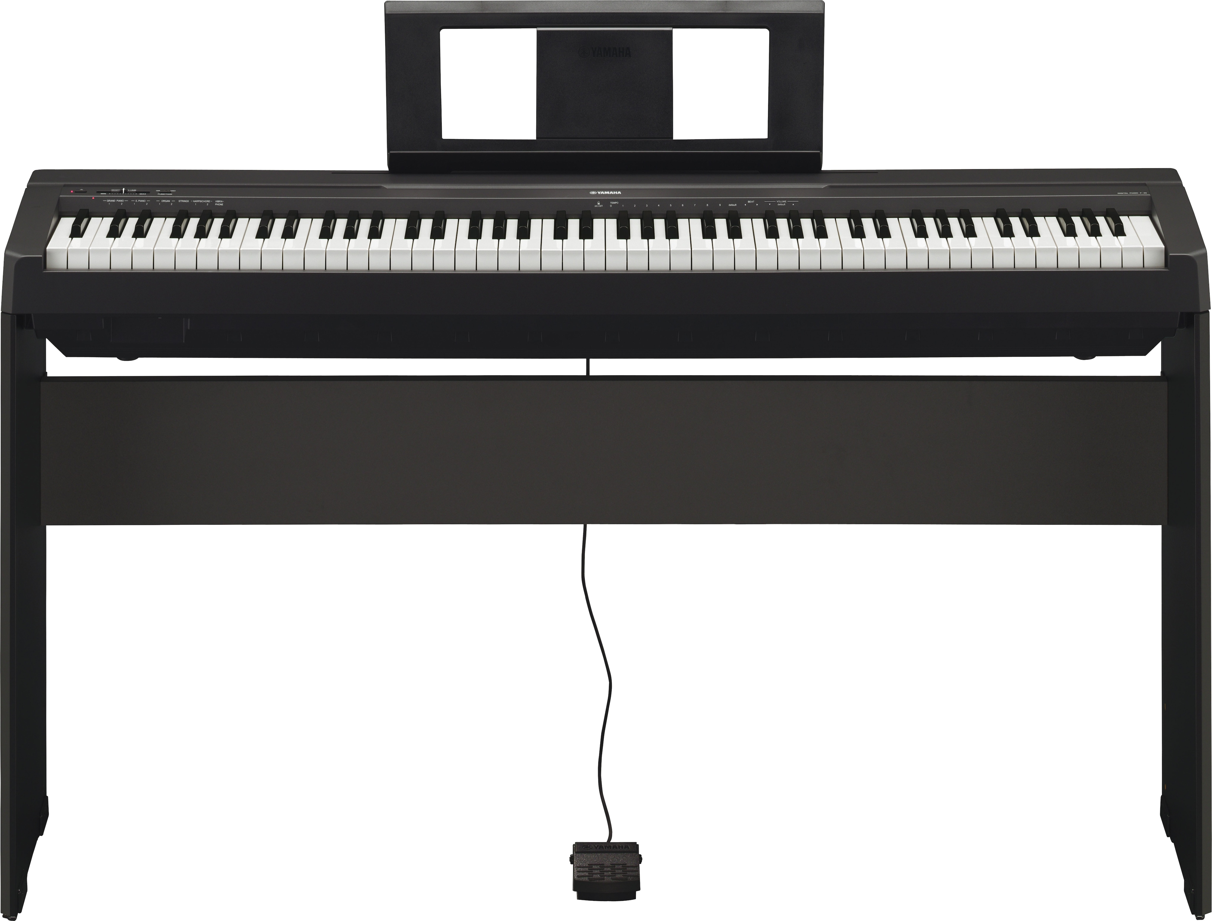 Yamaha P45 B Digital E-Piano Klavier SET mit X-Stativ Sitz Bank Sustain Pedal 
