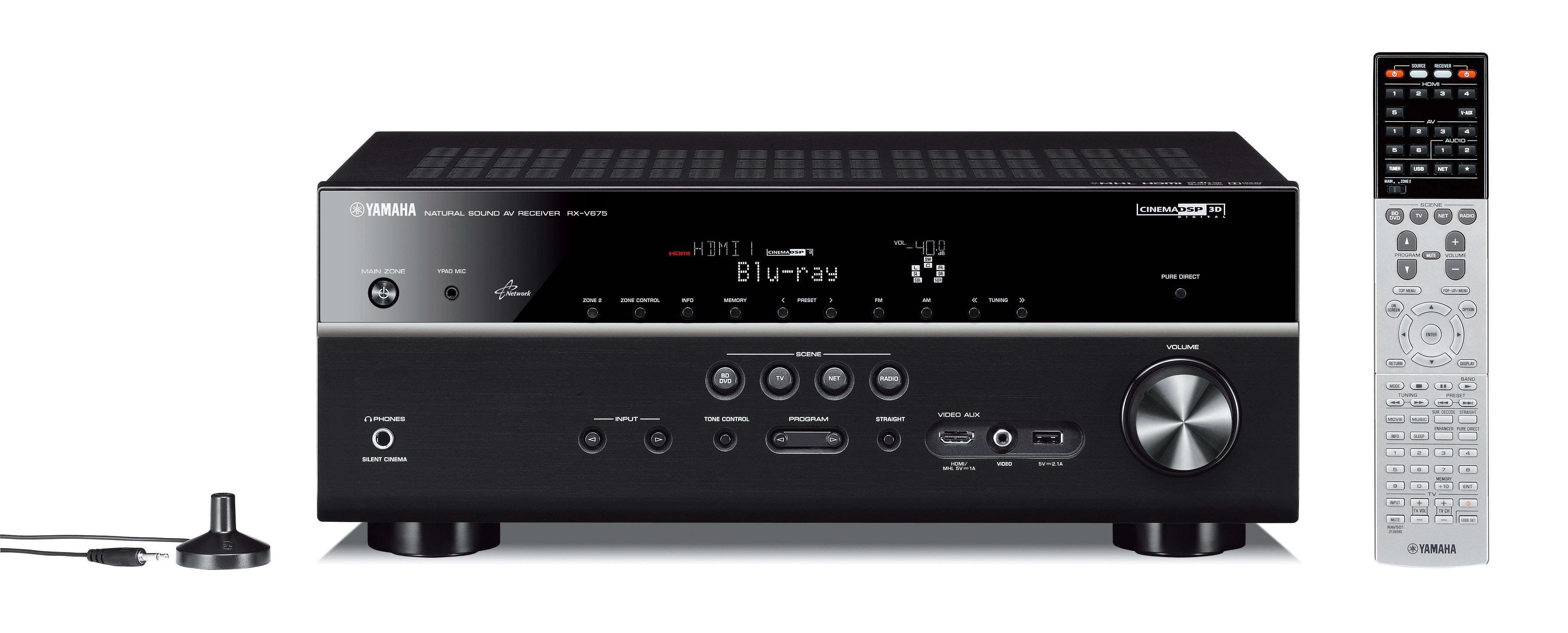 Yamaha RX-V867BL 7.2-Channel Home Theater Receiver Black Discontinued by Manufacturer 