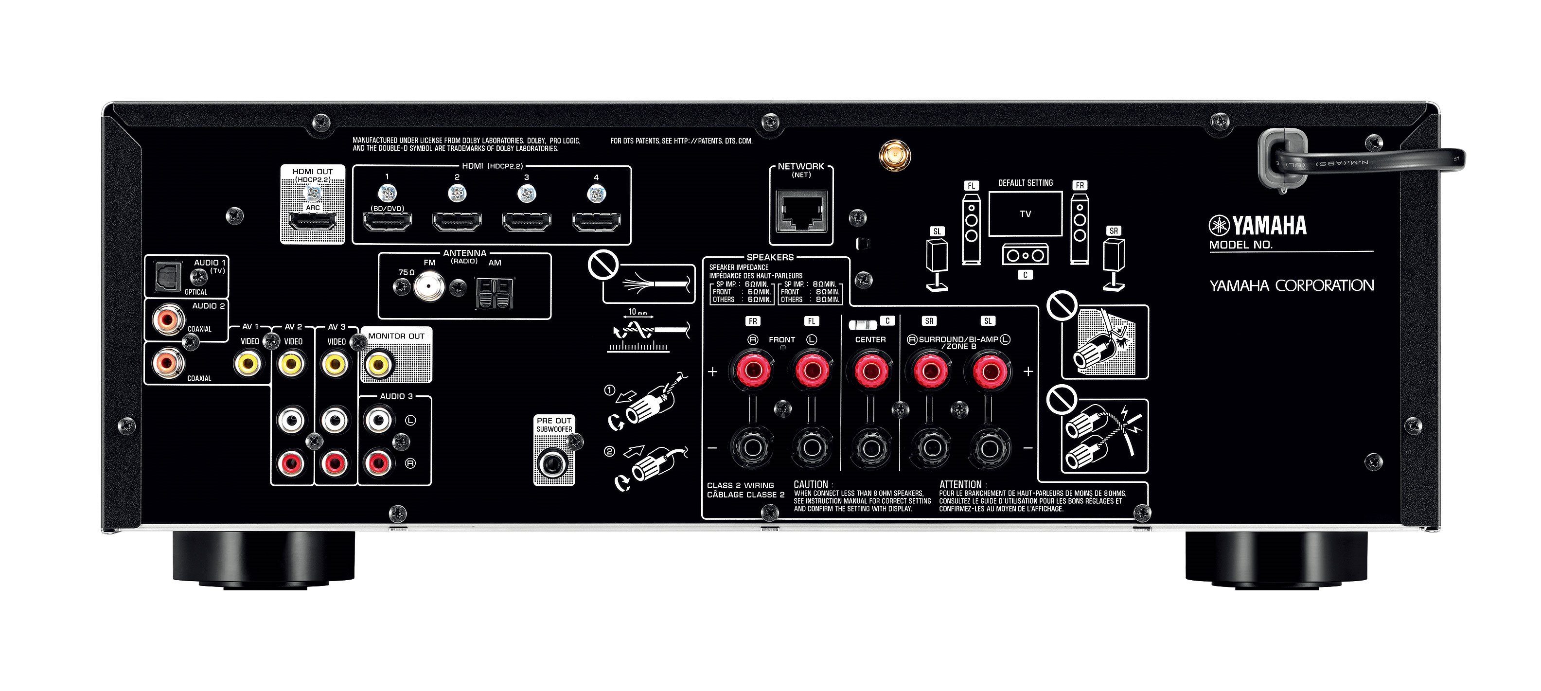 RX-V483 - Overview - AV Receivers - Audio & Visual - Products 