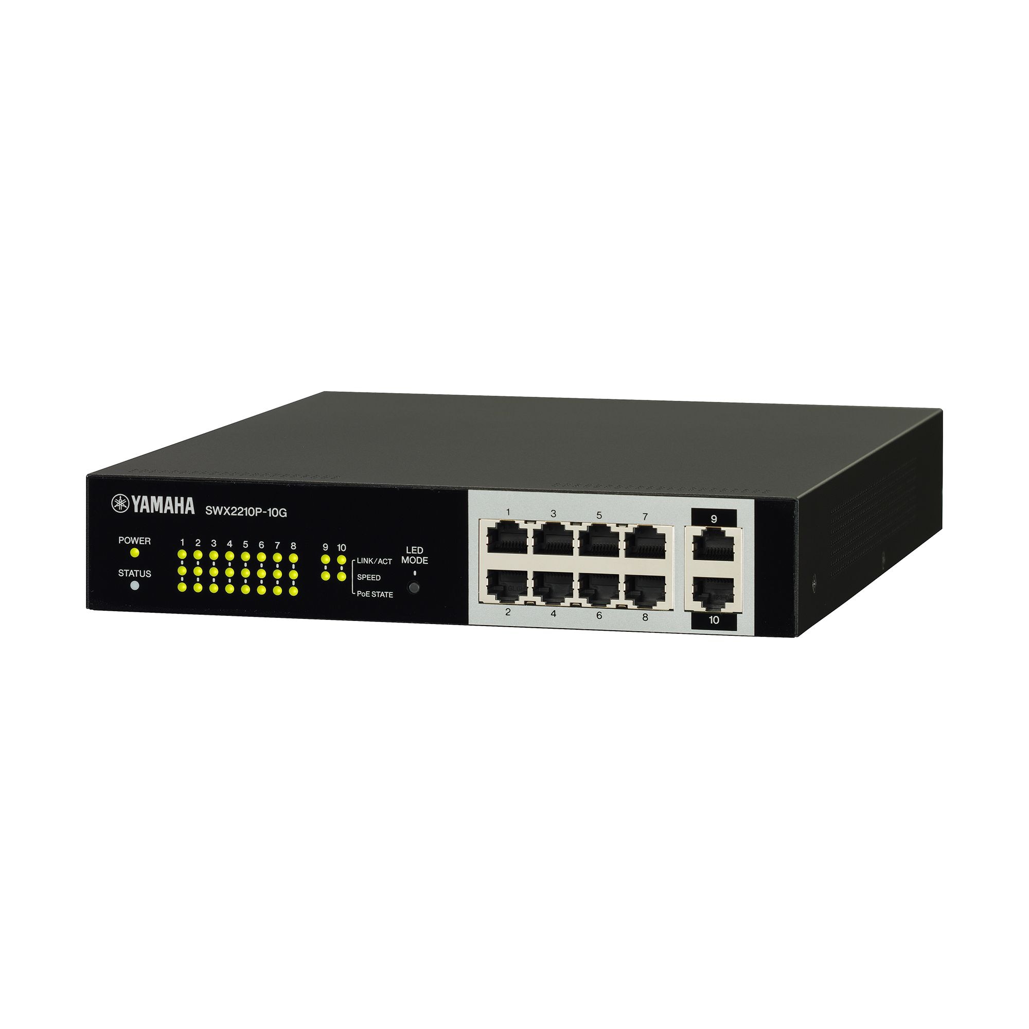 最終　YAMAHA SWX2210P-10G L2スイッチ　8ポートPoE+ SWX2210P-10G - Overview - Network Switches - Professional