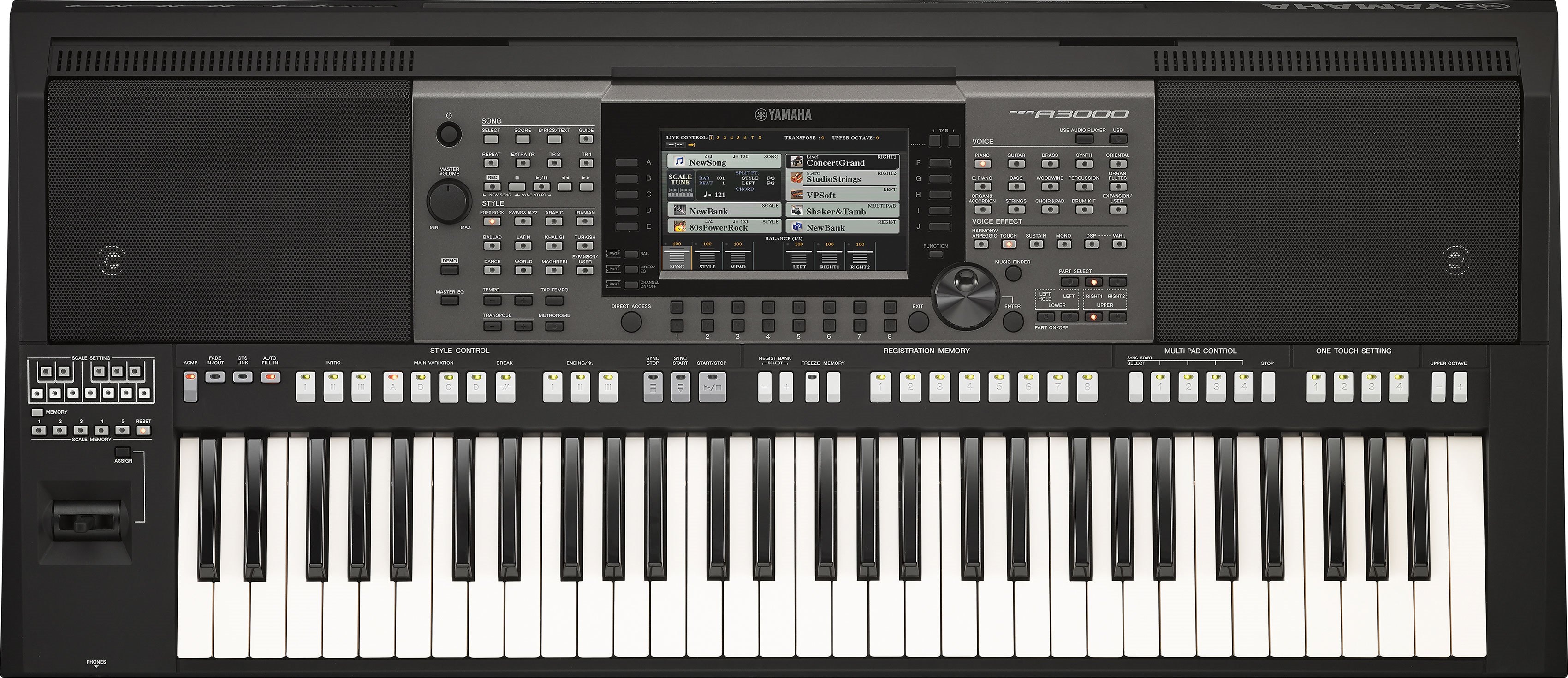 PSR-A3000 - Overview - Digital and Arranger Workstations - Keyboard Instruments - Musical Products Yamaha USA