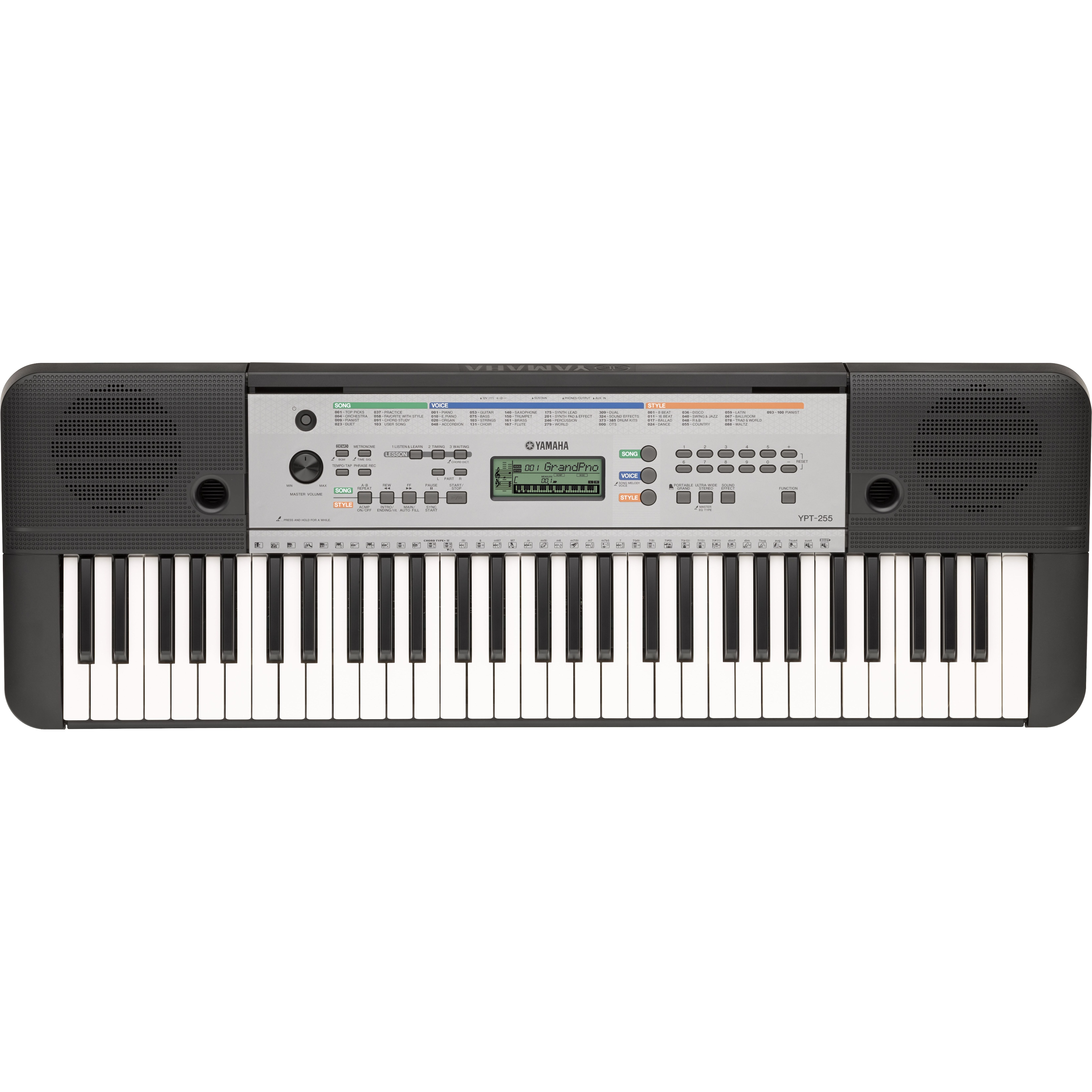 SOOLIU AC/DC Adapter for Yamaha YPT-255 YPT255 61-Key Electronic Keyboard Piano Power 