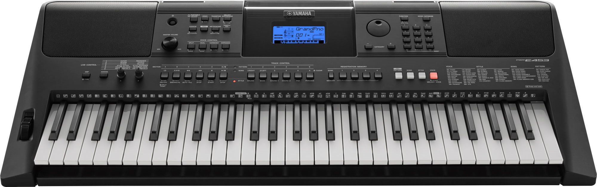 PSR-E453 - Overview - Portable Keyboards - Keyboard Instruments 