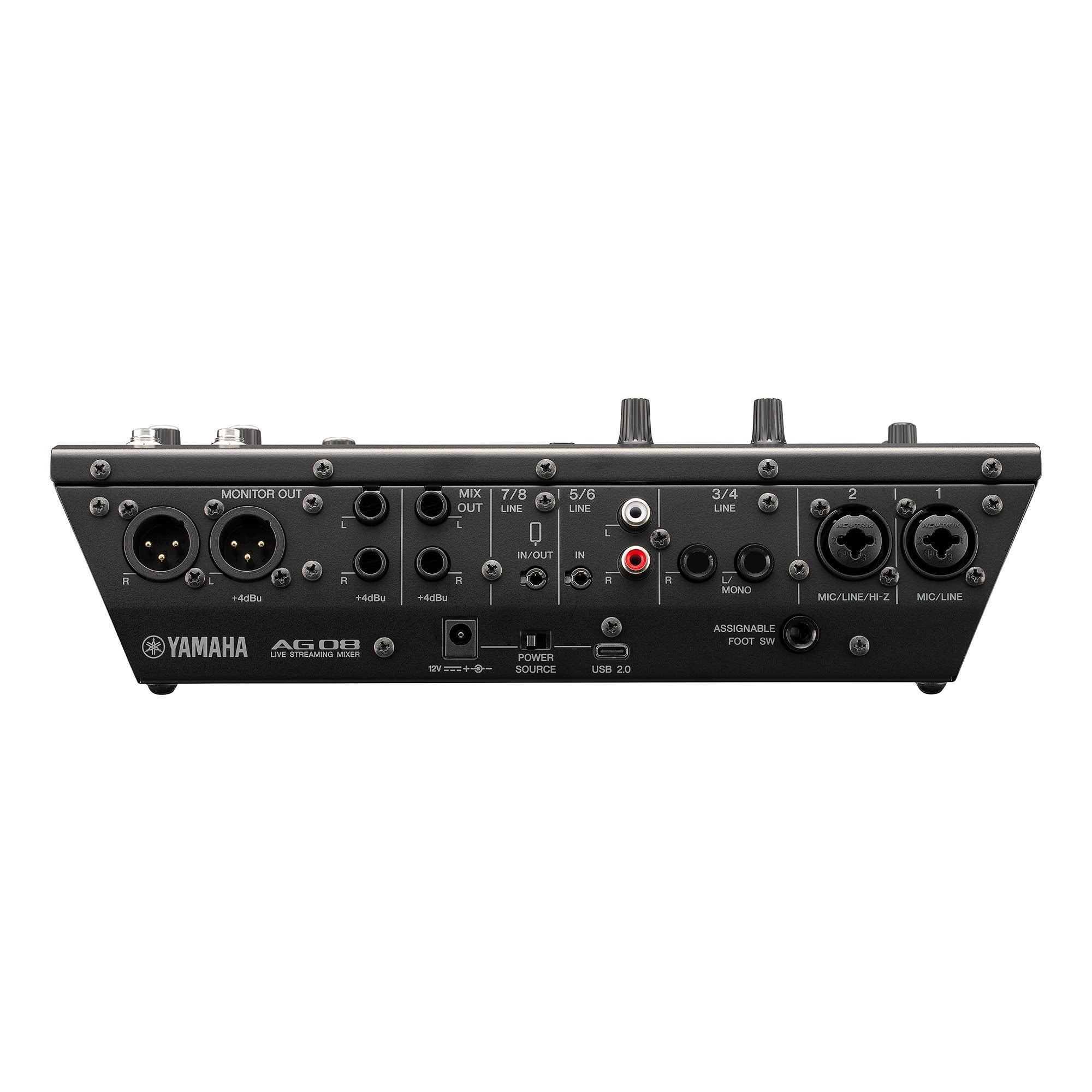 AG08 Live Streaming 8-Channel Mixer - Yamaha USA