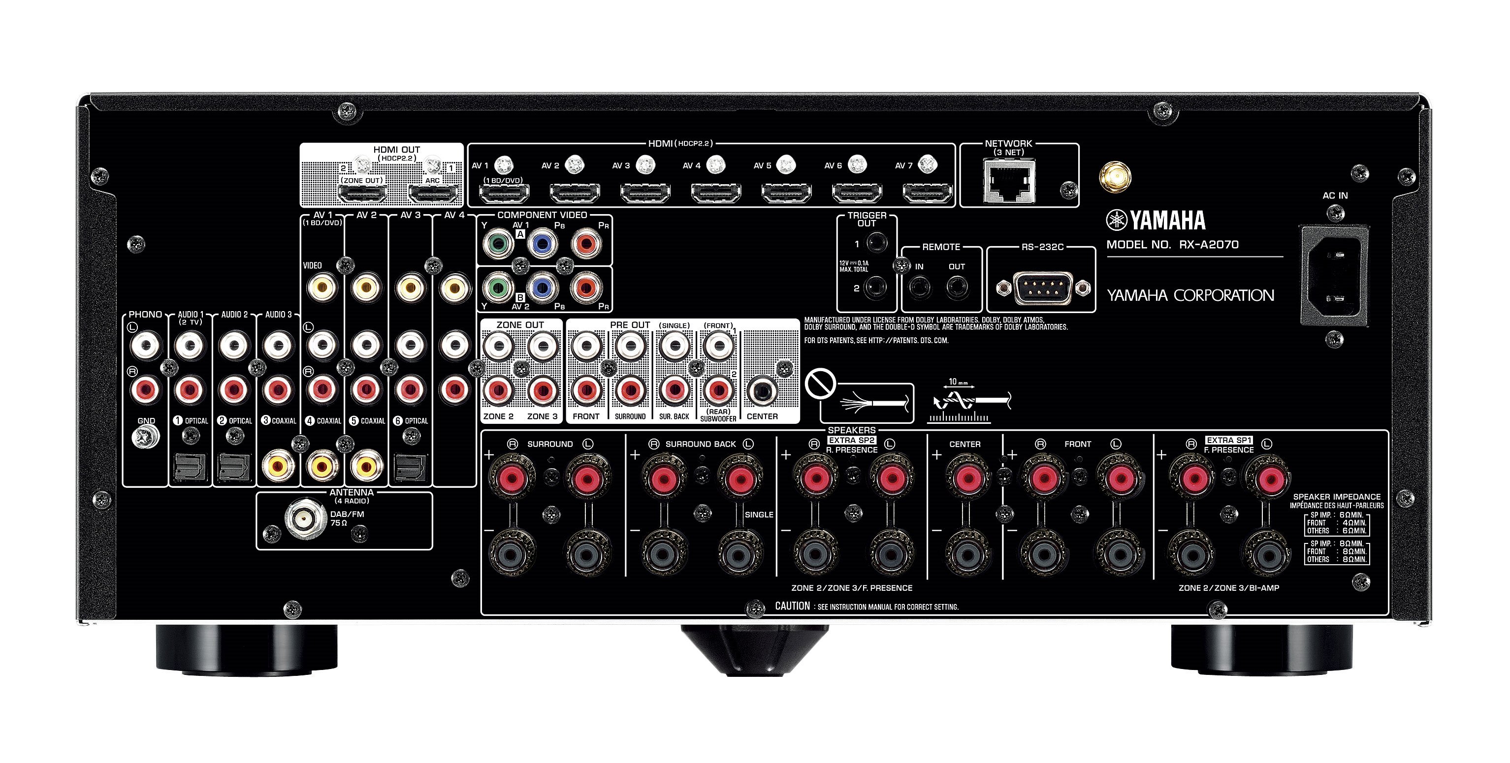 YAMAHA AVアンプ RX - A2050 RX-A2070 - App - AV Receivers - Home Audio - Products - Yamaha
