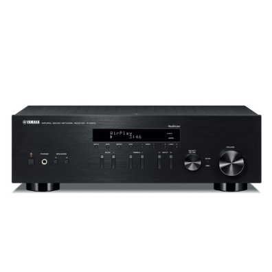 Works with Alexa Yamaha R-N303BL Stereo Receiver with Wi-Fi Bluetooth & Phono Black 