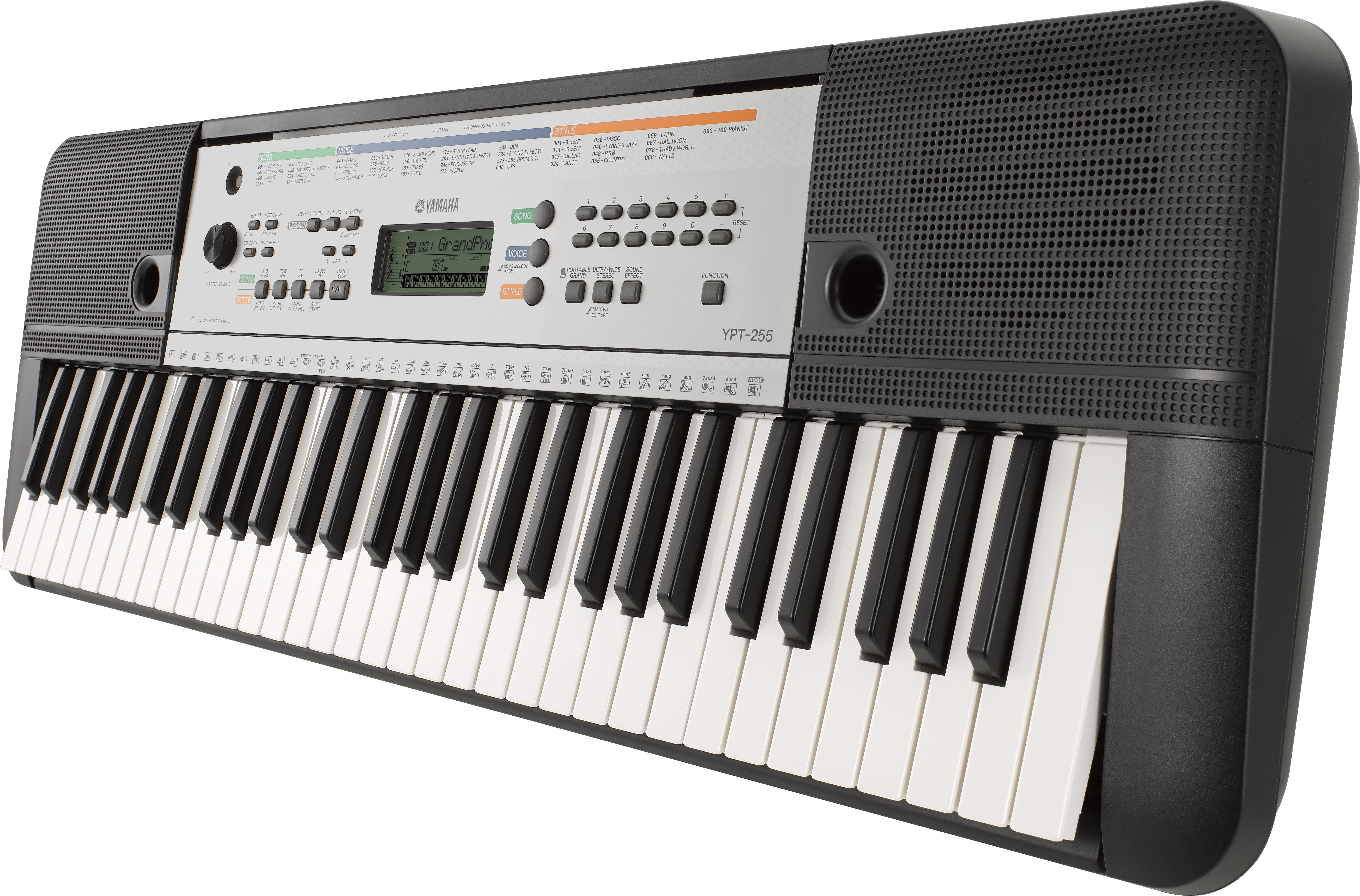 YPT 255 Overview Portable Keyboards Keyboard Instruments