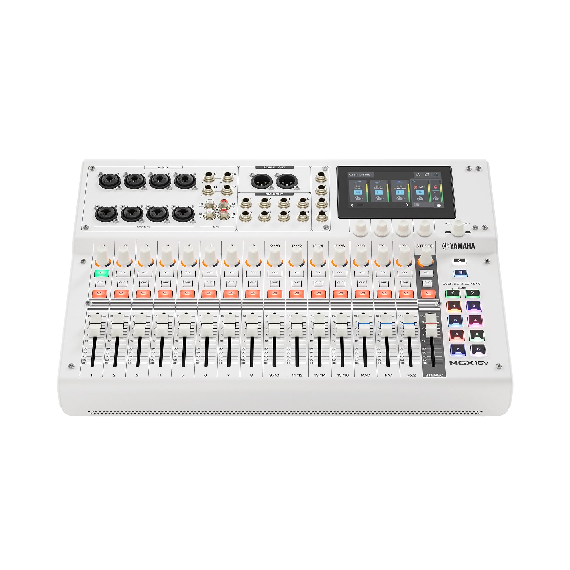 MGX16V 22-Channel Mixing Console with Video - Yamaha USA