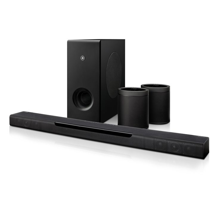 Vebos Pied d'enceinte télévision Yamaha Musiccast Bar 400 noir