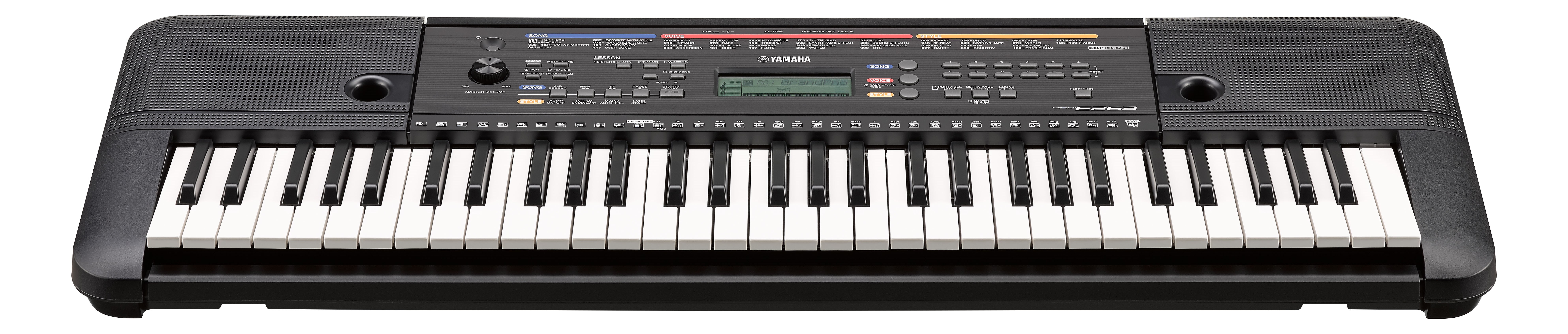 Normalmente blanco como la nieve Comprometido PSR-E263 - Overview - Portable Keyboards - Keyboard Instruments - Musical  Instruments - Products - Yamaha USA