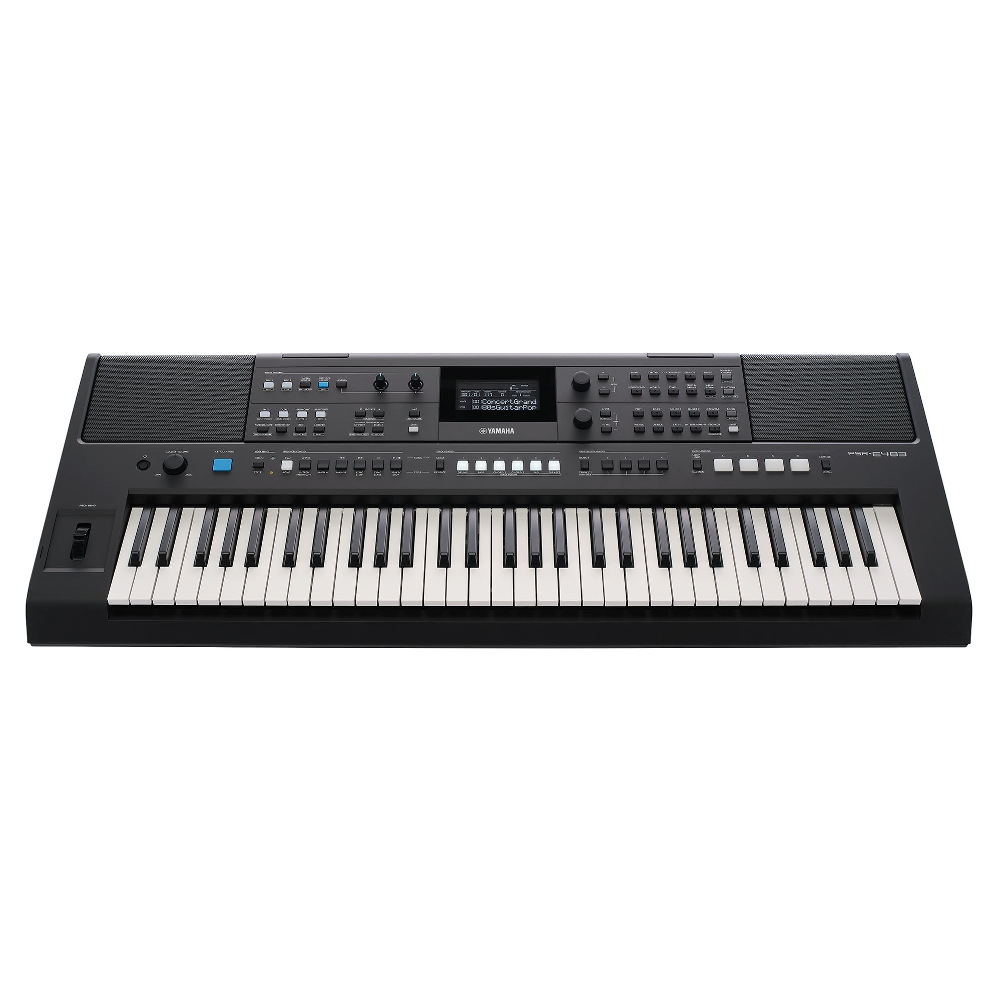 PSR-E483 Portable 61-key Keyboard Specs - Yamaha USA