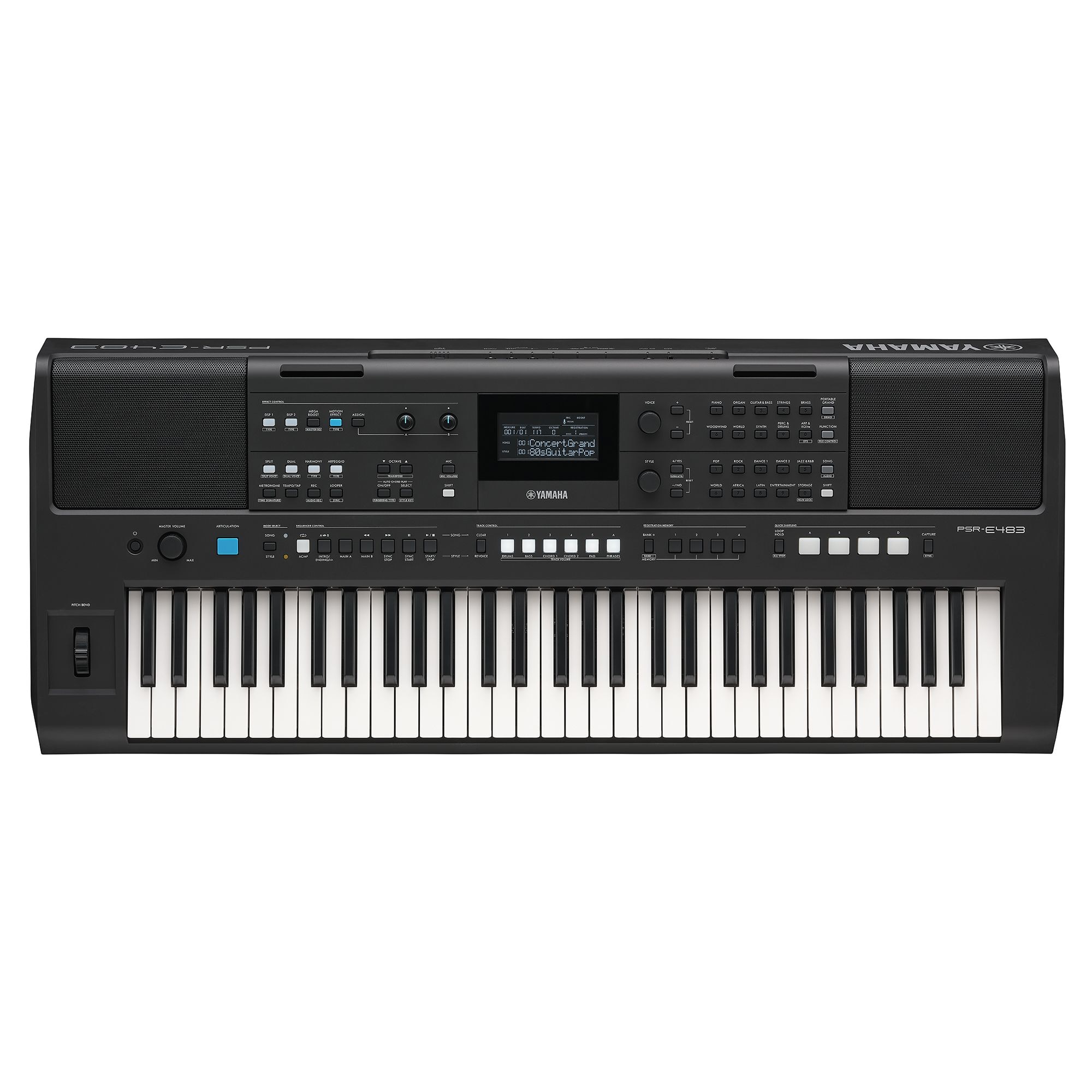 PSR-E483 Portable 61-key Keyboard - Yamaha USA