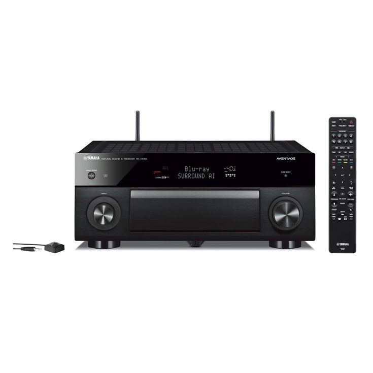 Yamaha AVENTAGE RX-A1080 7.2-channel home theater receiver with Wi-Fi®,  Bluetooth®, MusicCast, and Apple® AirPlay® 2
