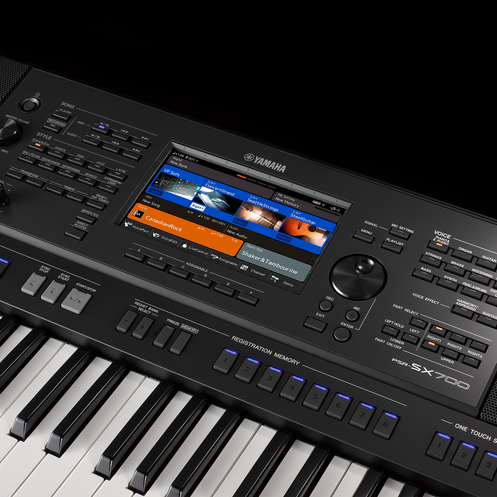 Yamaha keyboard shop with bluetooth