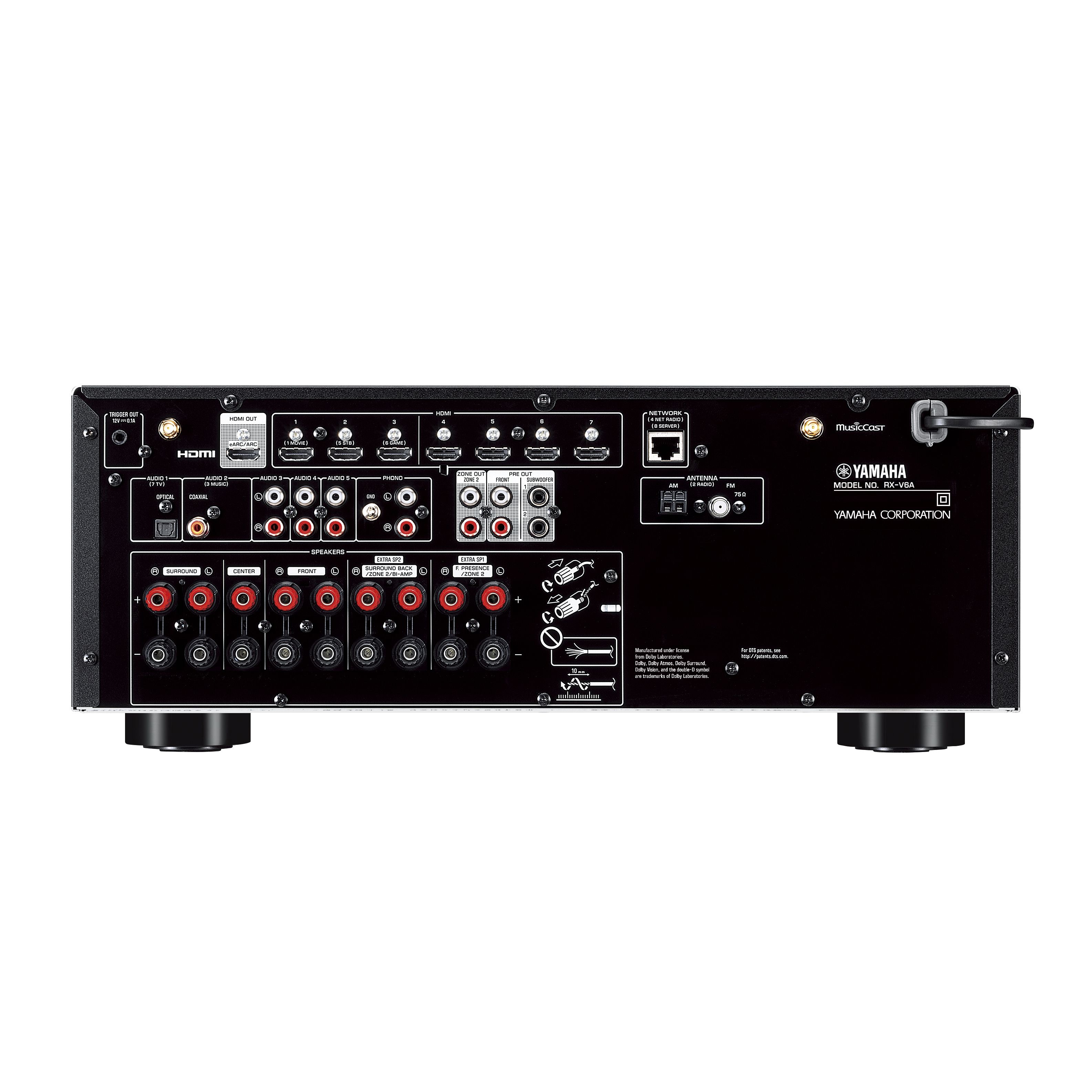 Sydamerika Vænne sig til dateret RX-V6A 7.2 channel 4K / 8K Dolby AV Receiver – Yamaha USA