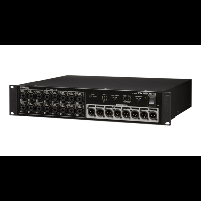 Tio1608-D - Overview - Audio and Network Interfaces and