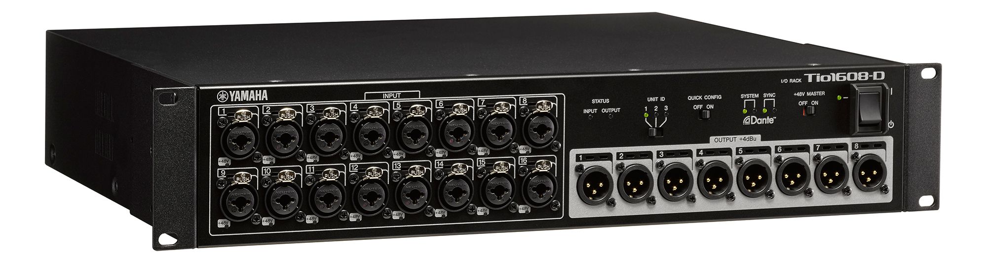 Tio1608-D - Overview - Audio and Network Interfaces and Tio1608-D - Overview - Audio and Network Interfaces and